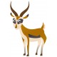 Sticker gazelle