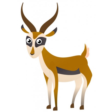Sticker gazelle