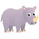 Sticker rhinoceros enfant
