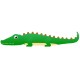 Sticker crocodile de profil