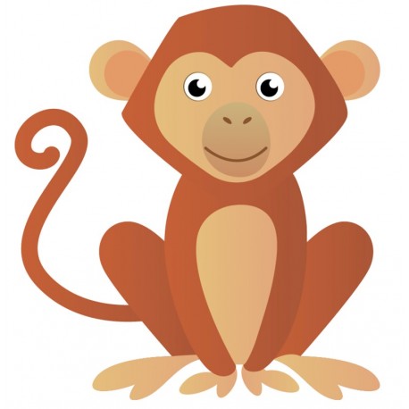 Sticker deco singe