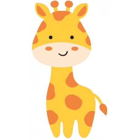 Sticker girafe contente