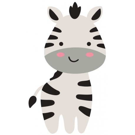 Sticker zebre mimi