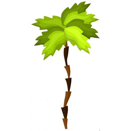 Sticker grand arbre jungle