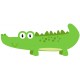 Sticker gros yeux de crocodile