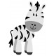 Sticker zebre nous regarde