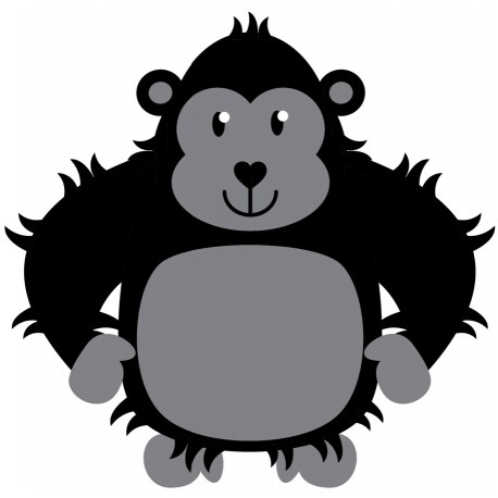 Sticker gorille