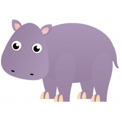 Sticker buffle animaux