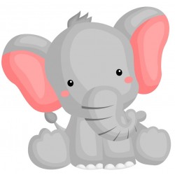 Sticker elephanteau