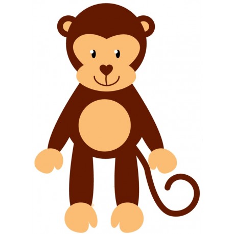 Sticker singe mascotte