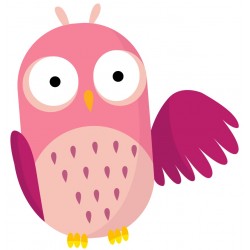 Sticker hibou furieux