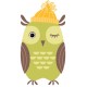 Sticker chouette a froid