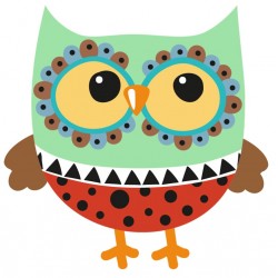 Sticker hibou s'endort
