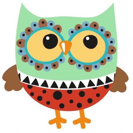 Sticker hibou s'endort