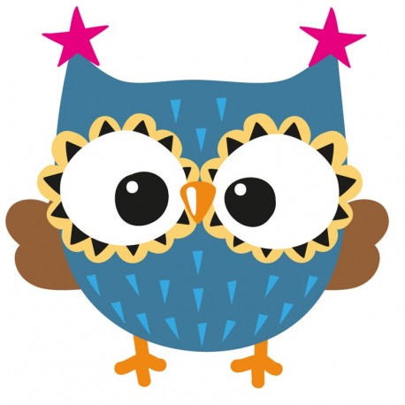 Sticker hibou bijoux