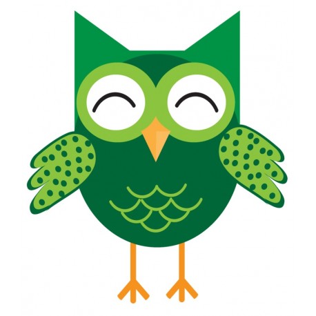 Sticker petit hibou demoiselle