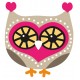 Sticker hibou en mode bebe
