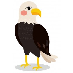 Sticker aigle royal