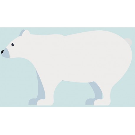 Sticker ours de profil