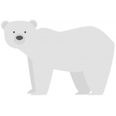 Sticker ours des neige bebe
