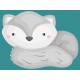 Sticker bebe loup