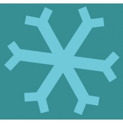 Sticker muraux bebe flocon