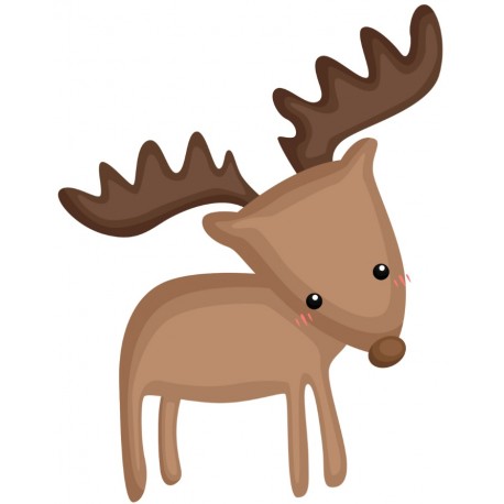 Sticker renne en bebe