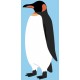 Sticker pingouin royal