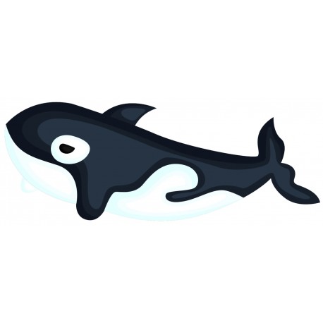 Sticker orque des mer pour déco