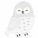 Sticker hibou de nuit