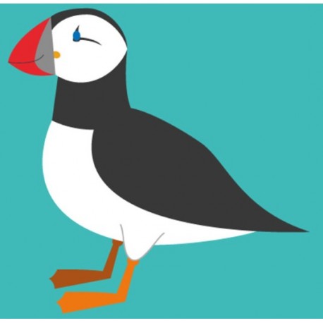 Sticker oiseau polaire deco