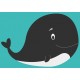 Sticker grosse baleine
