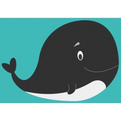Sticker grosse baleine
