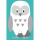 Sticker mural hibou chouette