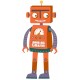 Sticker robot fille avec couette