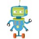Sticker robot petite fusee
