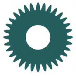 Sticker robot visse rouge