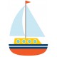Sticker bateau voile