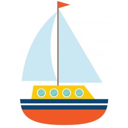 Sticker bateau voile