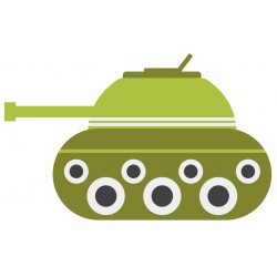 Sticker helicoptere jaune