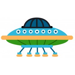 Sticker taxi jaune americain