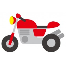 Sticker scooter vert menthe