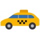 Sticker taxi jaune americain