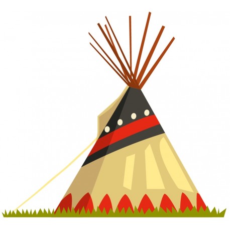 Sticker chaussure indien