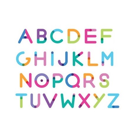 Sticker Alphabet graphique