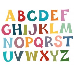 Sticker Alphabet enfantin