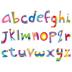 Sticker Alphabet gourmand donuts