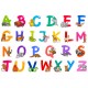 Sticker Alphabet dynamique couleurs