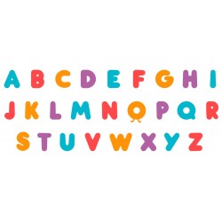 Sticker Alphabet année 80 vintage