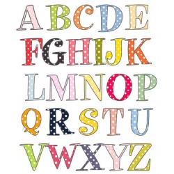 Sticker Alphabet bulle
